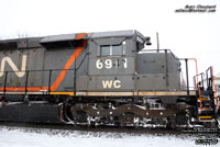 WC 6941 - SD40-3 (To DMVW 6941 - ex-GCFX 6071,  nee CN 5168)